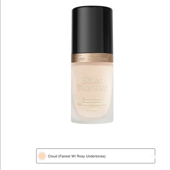Too Faced Other - 🆕 Too Faced Born This Way Foundation, Cloud, 1.0